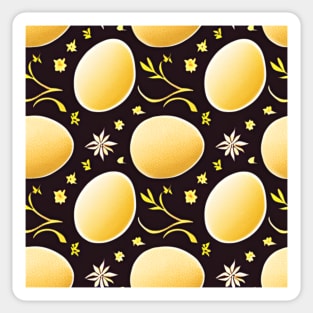 Easter eggs 2 wallpaper style (MD23Etr002) Sticker